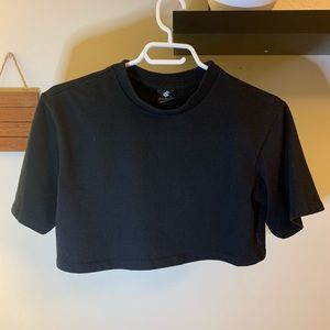 Black crop top